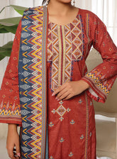 Pehchaan By Pakdaman Chikankari Lawn 3 Piece Unstitched Suit PDF25RC&E D-CL-481